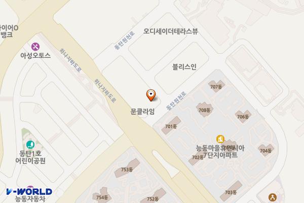 동탄V프라자 위치 지도 — 경기도 화성시 동탄구 동탄원천로 338-7 (능동, 동탄V프라자)
