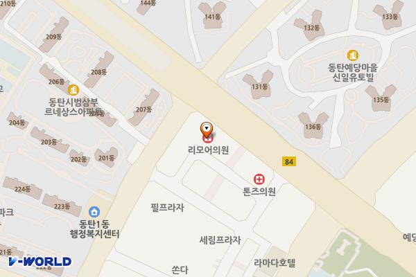 위너스타 위치 지도 — 경기도 화성시 동탄구 동탄원천로 163 (반송동, 위너스타)