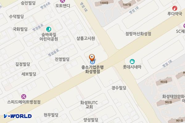 용성빌딩 위치 지도 — 경기도 화성시 병점구 효행로 1041 (진안동)