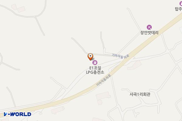 조일LPG충전소 위치 지도 — 경기도 화성시 만세구 우정읍 기아자동차로 649-17 (화산리)