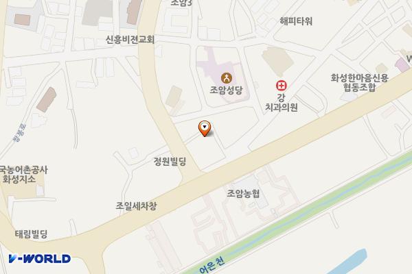 조암터미널 위치 지도 — 경기도 화성시 만세구 우정읍 조암남로 3-3 (조암리)
