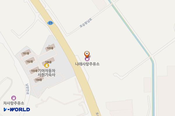 (주)소모에너지엔테크놀러지우정주유소/충전소 위치 지도 — 경기도 화성시 만세구 우정읍 포승향남로 976 (이화리)