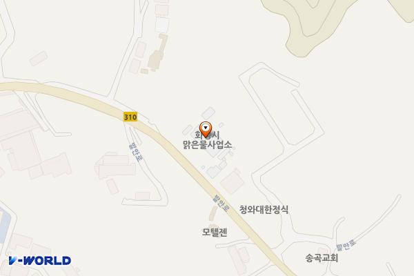맑은물사업소 2 위치 지도 — 경기도 화성시 만세구 향남읍 발안로 527 (송곡리)