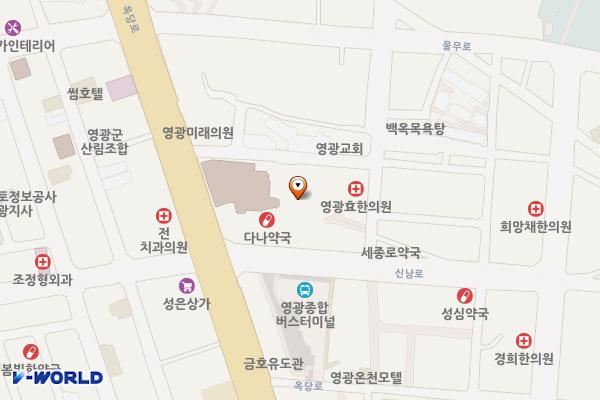 영광터미널 공용주차장 위치 지도 — 전라남도 영광군 영광읍 옥당로 170-12