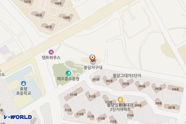 봉담파출소 위치 지도 — 경기도 화성시 효행구 봉담읍 와우로15번길 16