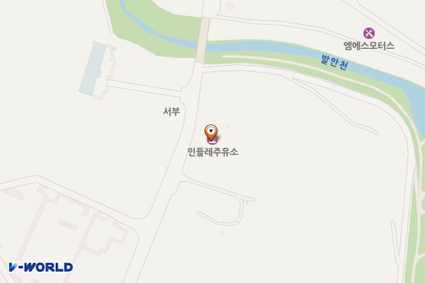 민들레주유소 위치 지도 — 경기도 화성시 만세구 향남읍 발안만세길 156 (장짐리)
