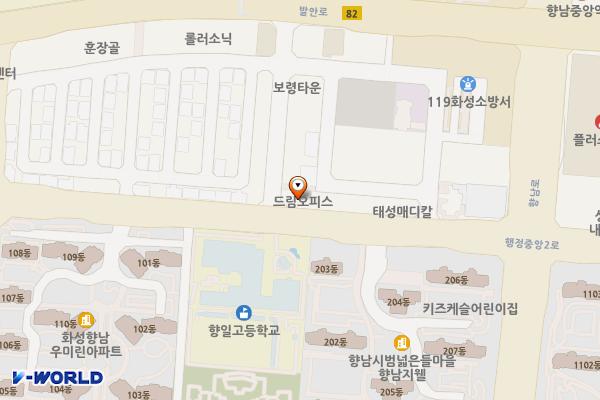 발안농협 행정지점 위치 지도 — 경기도 화성시 만세구 향남읍 행정중앙2로 29 (행정리, 발안농협 행정지점)