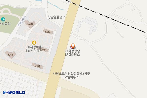 화성향남LPG충전소 위치 지도 — 경기도 화성시 만세구 향남읍 향남로 272 (방축리)