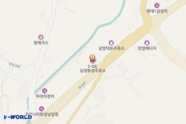 (주)화성산업 남양화성주유소 위치 지도 — 경기도 화성시 만세구 남양읍 화성로 1229 (남양리)