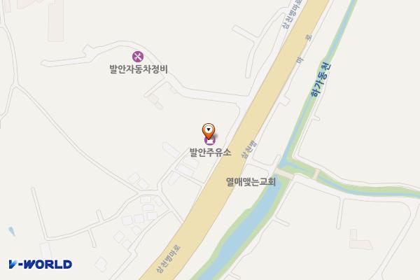 발안주유소 위치 지도 — 경기도 화성시 만세구 팔탄면 삼천병마로 355 (가재리)