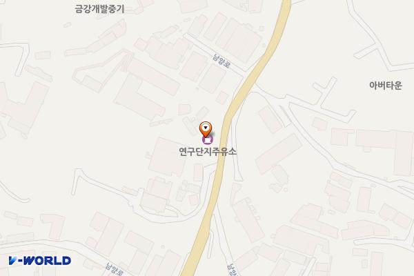 연구단지주유소 위치 지도 — 경기도 화성시 만세구 남양읍 남양로 361 (안석리)