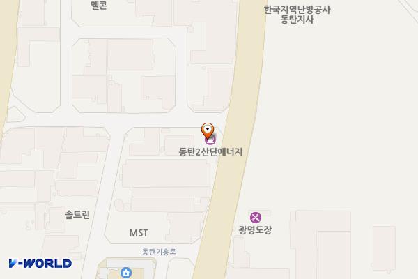 동탄2산단주유소 위치 지도 — 경기도 화성시 동탄구 동탄기흥로 161 (방교리)