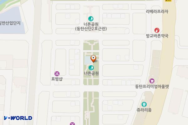 너른공원(경로당) 위치 지도 — 경기도 화성시 동탄구 동탄기흥로247번길 19-8