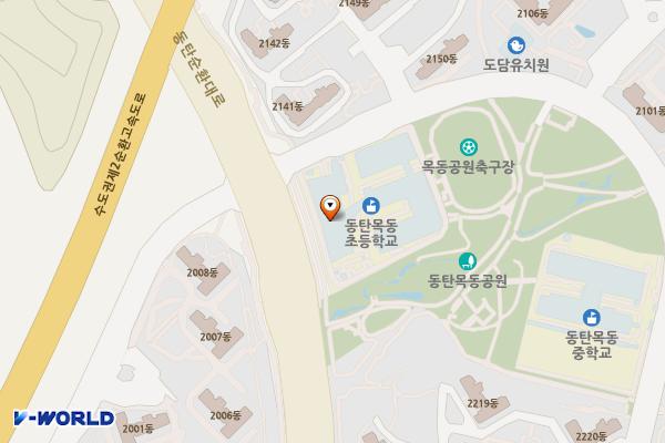 동탄목동이음터 2층 위치 지도 — 경기도 화성시 동탄구 동탄순환대로 20길 6