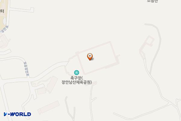 장안남산체육공원 위치 지도 — 경기도 화성시 만세구 장안면 사랑리 2-4
