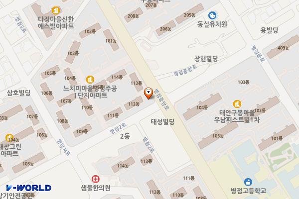 태성빌딩 위치 지도 — 경기도 화성시 병점구 병점2로 45 (병점동)