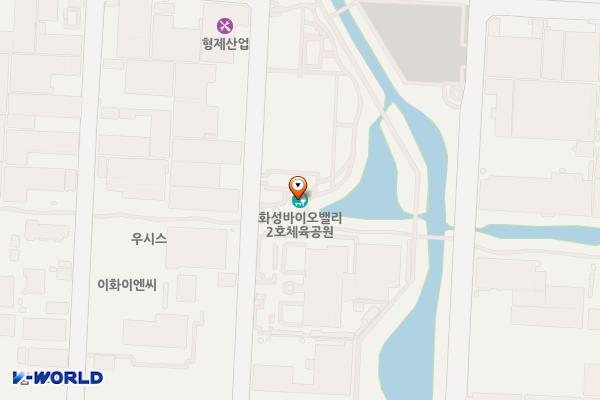 바이오벨리 체육공원 위치 지도 — 경기도 화성시 만세구 마도면 청원산단 5길 27