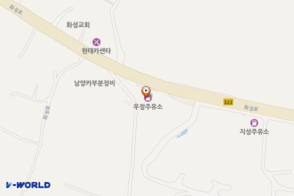 우정주유소 위치 지도 — 경기도 화성시 만세구 마도면 화성로 706 (슬항리)