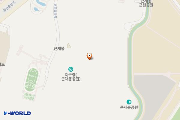 큰재봉원공원 위치 지도 — 경기도 화성시 동탄구 석우동 45