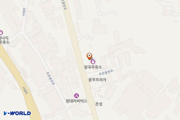 창곡주유소 위치 지도 — 경기도 화성시 만세구 팔탄면 푸른들판로 744 (창곡리)