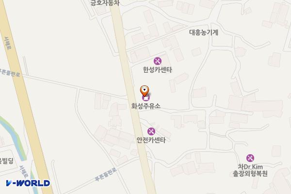KH에너지(주)직영화성주유소 위치 지도 — 경기도 화성시 만세구 팔탄면 푸른들판로 918 (창곡리, 화성주유소)
