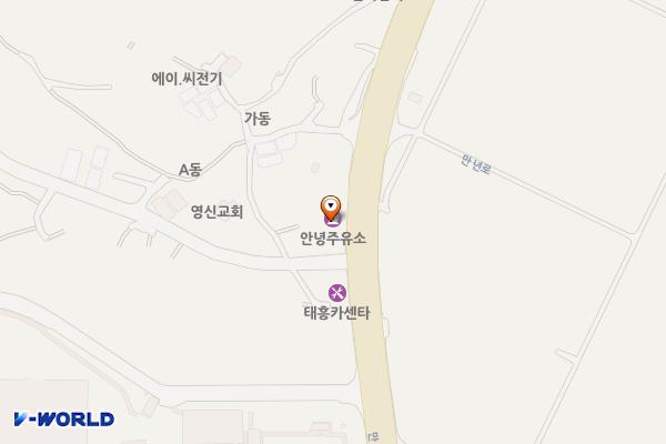 안녕주유소 위치 지도 — 경기도 화성시 병점구 만년로 921 (안녕동)