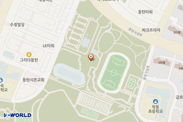 센트럴파크(테니스장) 위치 지도 — 경기도 화성시 동탄공원2길 32
