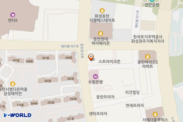 엔터프라임빌딩 위치 지도 — 경기도 화성시 동탄구 동탄중심상가1길 40 (반송동, 엔터프라임빌딩)