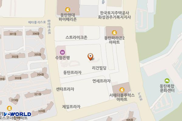 다은공영주차장 위치 지도 — 경기도 화성시 동탄구 동탄중심상가1길21