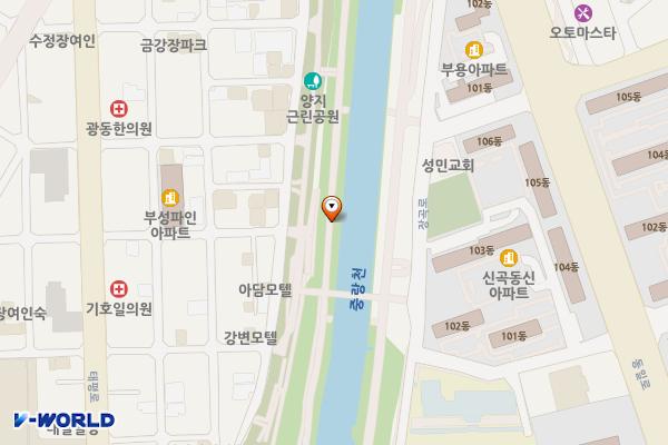 의정부동 둔치 위치 지도 — 경기도 의정부시 의정부동 30-38
