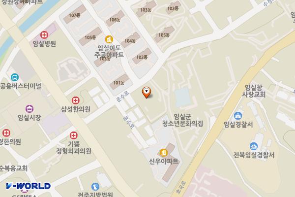 임실군노인종합복지관 위치 지도 — 전북특별자치도 임실군 임실읍 운수로 33-46