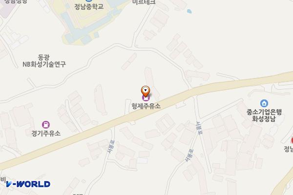 형제주유소 위치 지도 — 경기도 화성시 효행구 정남면 서봉로 1081 (신리)
