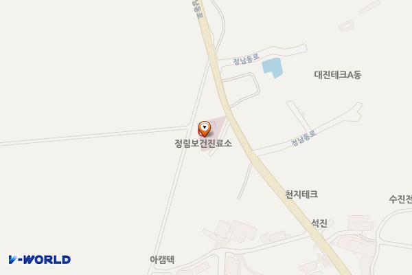 정림보건진료소 위치 지도 — 경기도 화성시 효행구 정남면 정남동로 355 (망월리, 정림보건소)