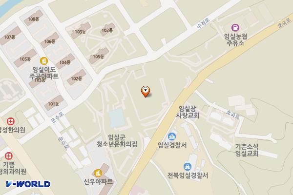 임실군민회관 위치 지도 — 전북특별자치도 임실군 임실읍 호국로 1703