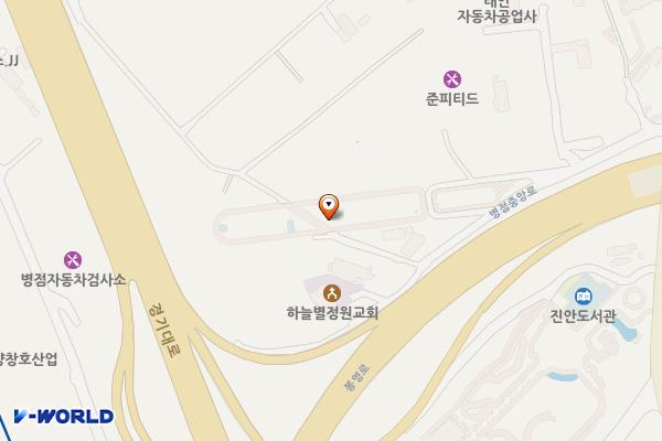 진안체육소공원 위치 지도 — 경기도 화성시 병점중앙로 214-62