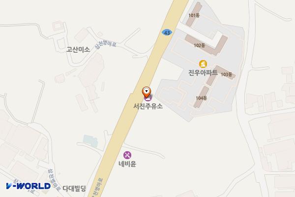 SK네트웍스(주)코끼리주유소 위치 지도 — 경기도 화성시 만세구 팔탄면 삼천병마로 568 (가재리)