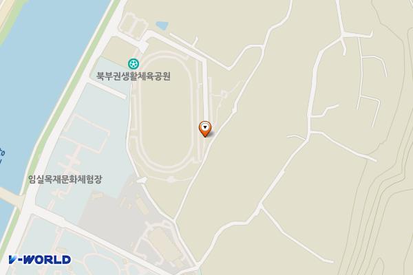 북부권생활체육공원 주차장 위치 지도 — 전북특별자치도 임실군 관촌면 사선2길 122