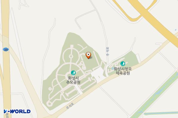 화성시추모공원 위치 지도 — 경기도 화성시 효행구 비봉면 주석로 545