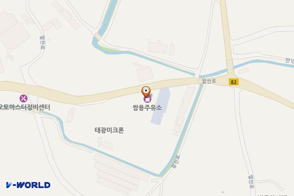 쌍용주유소 위치 지도 — 경기도 화성시 만세구 향남읍 발안로 724 (갈천리)