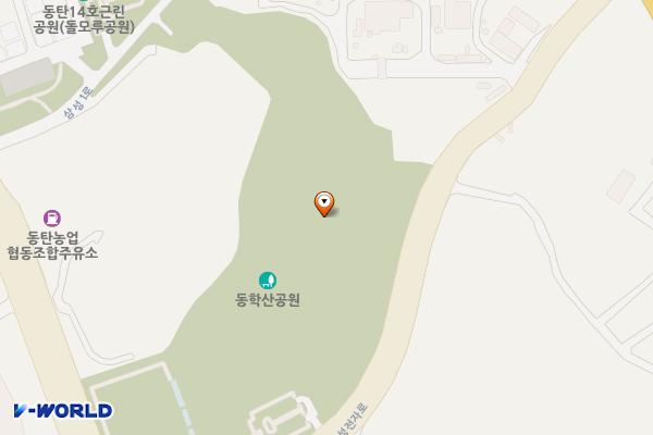 동학산 공원 위치 지도 — 경기도 화성시 동탄구 석우동 29-3