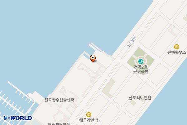 전곡항 수산물센터 2층 위치 지도 — 경기도 화성시 만세구 서신면 전곡항로 37