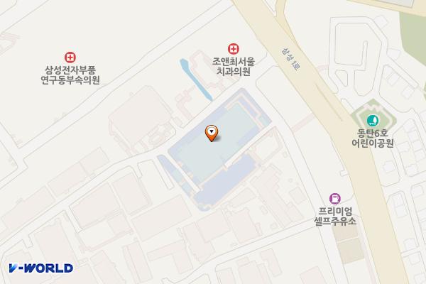 한국3M연구소 1 위치 지도 — 경기도 화성시 동탄구 삼성1로5길 7 (석우동, 한국3M 연구소)