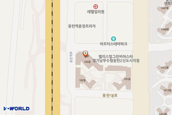 동탄우체국 위치 지도 — 경기도 화성시 동탄구 새강2길 32 (반송동)