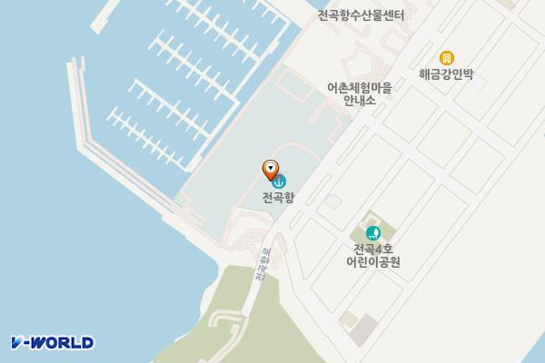 전곡항 클럽하우스 1층 위치 지도 — 경기도 화성시 만세구 서신면 전곡항로 5 (전곡리, 전곡마리나클럽하우스)