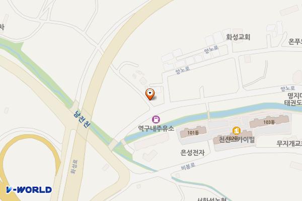 역구내주유소 위치 지도 — 경기도 화성시 효행구 비봉면 양노로 13 (양노리)