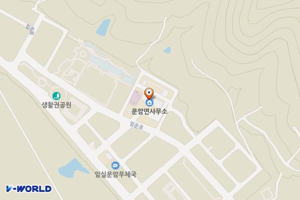 운암면사무소 위치 지도 — 전북특별자치도 임실군 운암면 임운로 1884