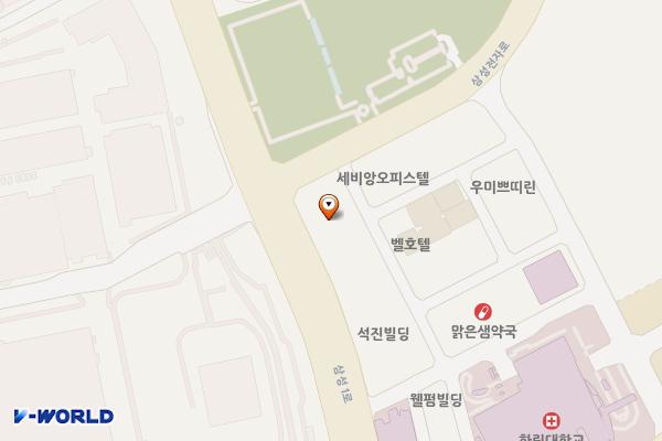 디지털스테이션 위치 지도 — 경기도 화성시 동탄구 삼성1로 160 (석우동, 디지털스테이션)