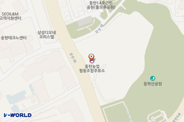 동탄농업협동조합주유소 위치 지도 — 경기도 화성시 동탄구 삼성1로 196 (석우동)