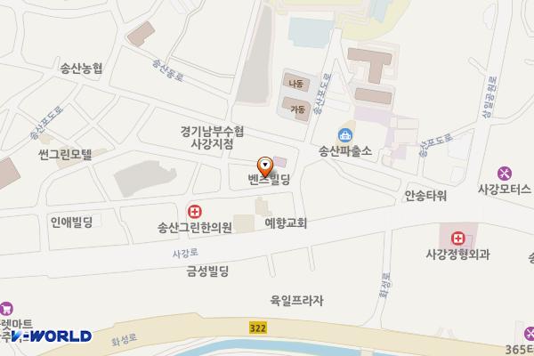사강시장 위치 지도 — 경기도 화성시 만세구 송산면 사강시장길 67 (사강리)