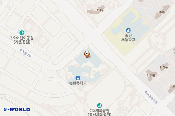 송린이음터 5층 위치 지도 — 경기도 화성시 수노을2로 150